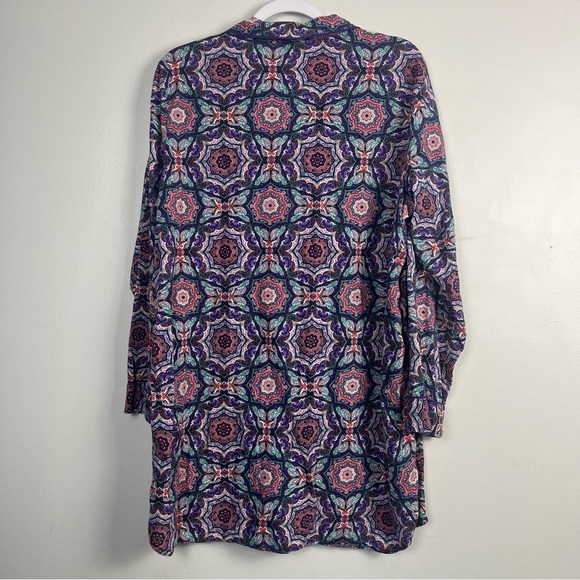 Victoria's Secret Sleep Shirt Womens large Purple Pink Medallion Print Mayfair - Picture 6 of 6